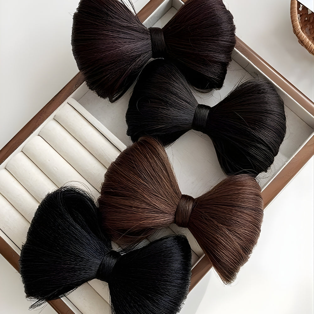 Synthetic Hair Bow