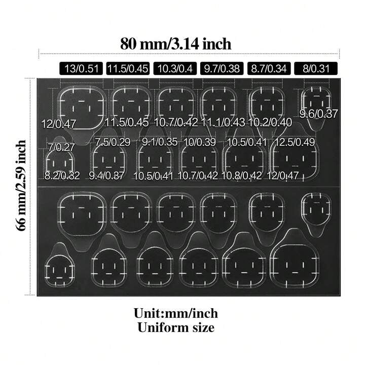 UV CURE STICKY TABS (1 sheet)