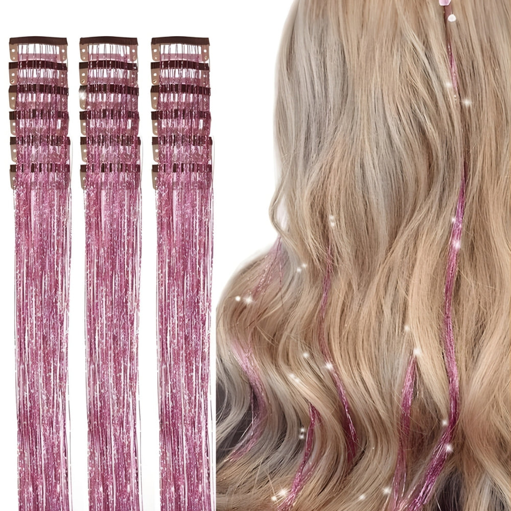Sparkling Hair Tinsel Extensions (2 pcs)
