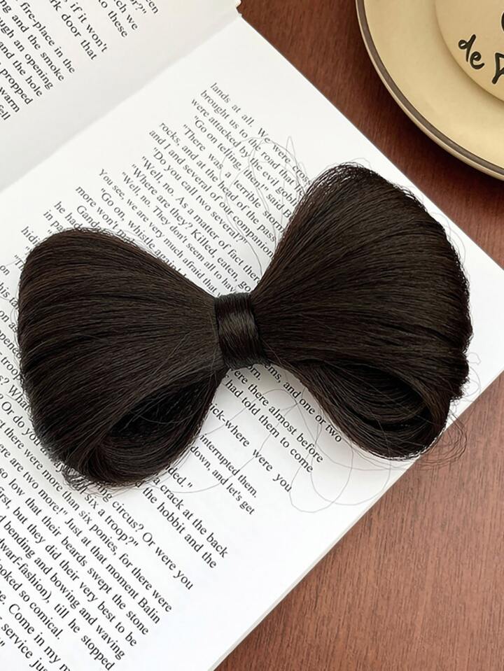 Synthetic Hair Bow
