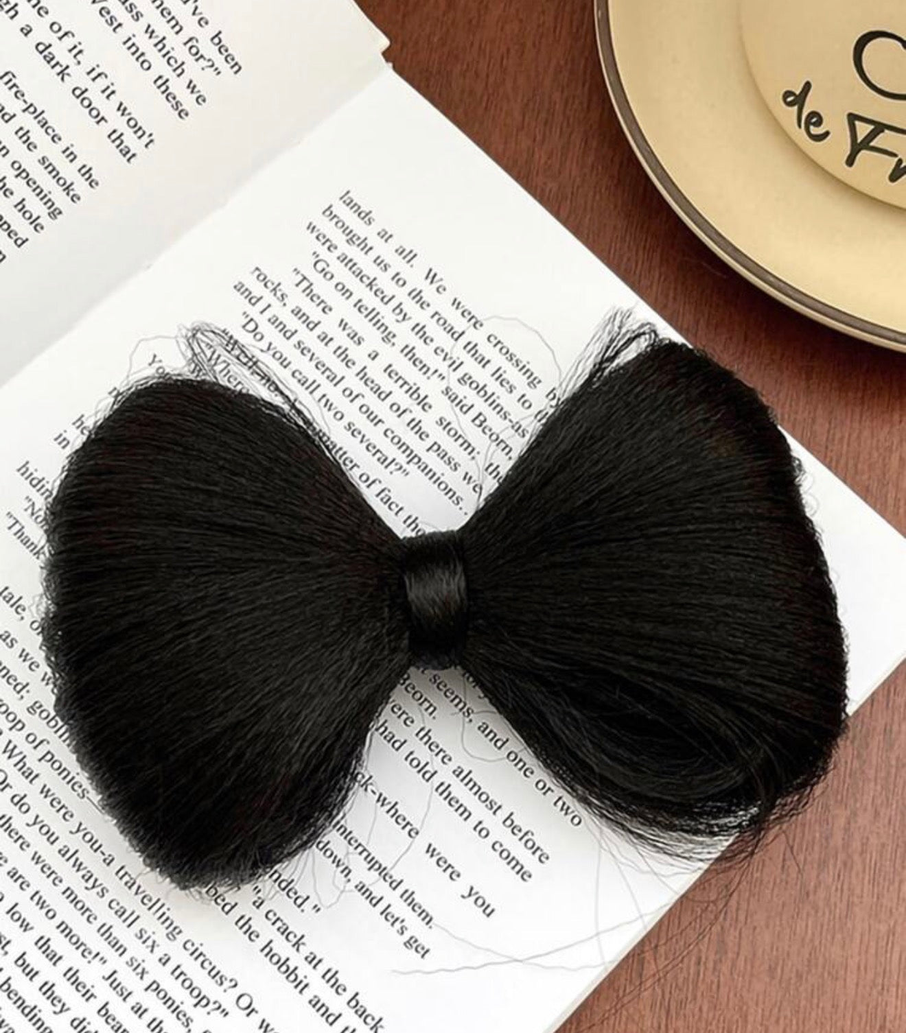 Synthetic Hair Bow